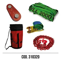 SECOND FIRE KIT WITH CHAIN AND BAG COD. 310320