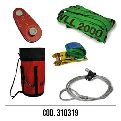 SECOND FIRE KIT WITH CHOKER CABLE AND BAG COD. 310319