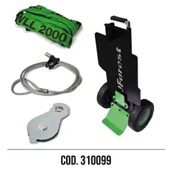 COMPLETE KIT WITH CHOKER CABLE AND TROLLEY COD. 310099
