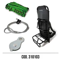 COMPLETE KIT WITH CHOKER CABLE AND BACKPACK COD. 310103
