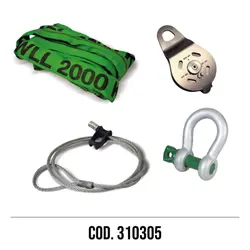 SECOND FIRE KIT WITH CHOKER CABLE COD. 310305