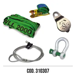 SECOND FIRE KIT WITH CHOKER CABLE COD. 310307