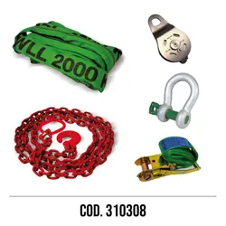 SECOND FIRE KIT WITH CHAIN COD. 310308
