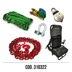 SECOND FIRE KIT WITH CHAIN AND BACKPACK COD. 310322