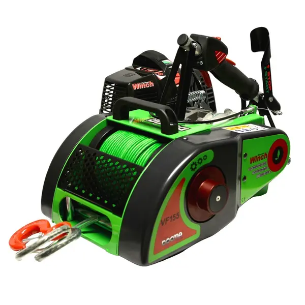 Docma VF155 Manual Winch with Textile Rope - Forest Winch Line