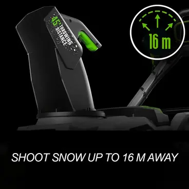 EGO SNT2120 E-AP snow blower for domestic use