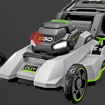 EGO LM2021E-SP - 50 cm 3-Function Self-Propelled Lawnmower - 5 Ah Battery Kit + Quick Charger