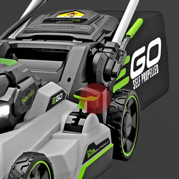 EGO LM2021E-SP - 50 cm 3-Function Self-Propelled Lawnmower - 5 Ah Battery Kit + Quick Charger