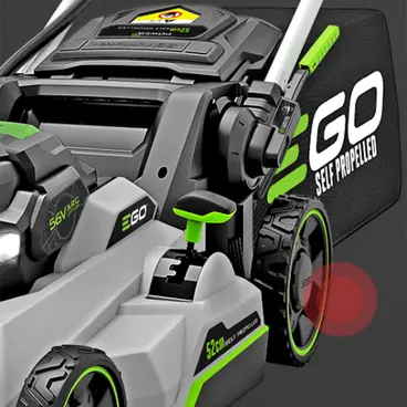 EGO LM2021E-SP - 50 cm 3-Function Self-Propelled Lawnmower - 5 Ah Battery Kit + Quick Charger