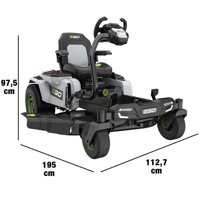 EGO ZT4201E-S - 107 cm Ride-On Mower