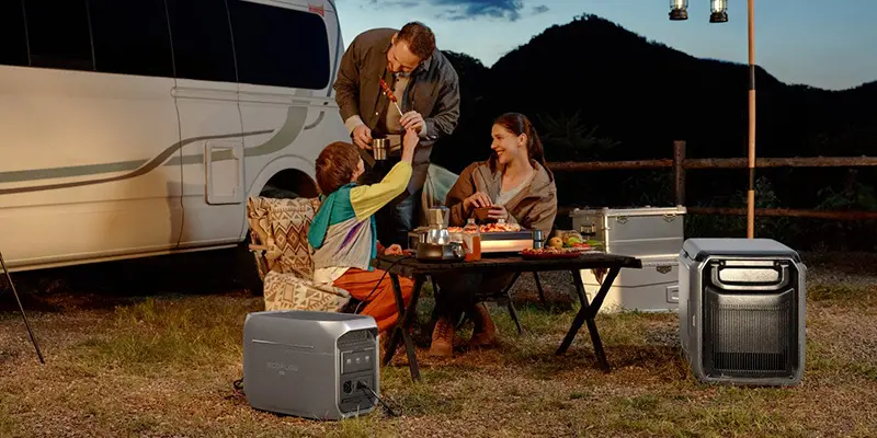 Ecoflow DELTA 3 Max EFD3M-G-EU-CBOX - Portable Power Station 2048 Wh with 1000 W Solar Input