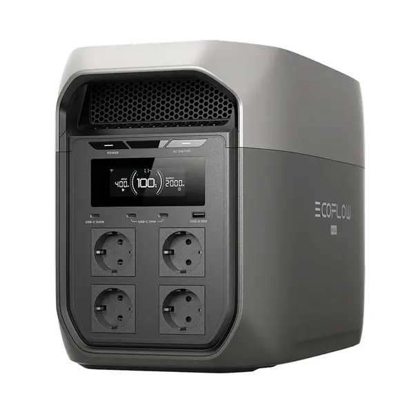 Ecoflow DELTA 3 Max EFD3M-G-EU-CBOX - Portable Power Station 2048 Wh with 1000 W Solar Input