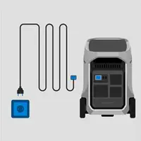 EcoFlow Delta Pro 3 wall-mounted charging power station