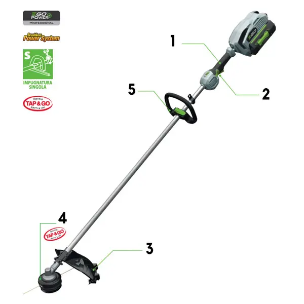 EGO ST1530E EgoPower+ Professional - Professional Brush Cutter