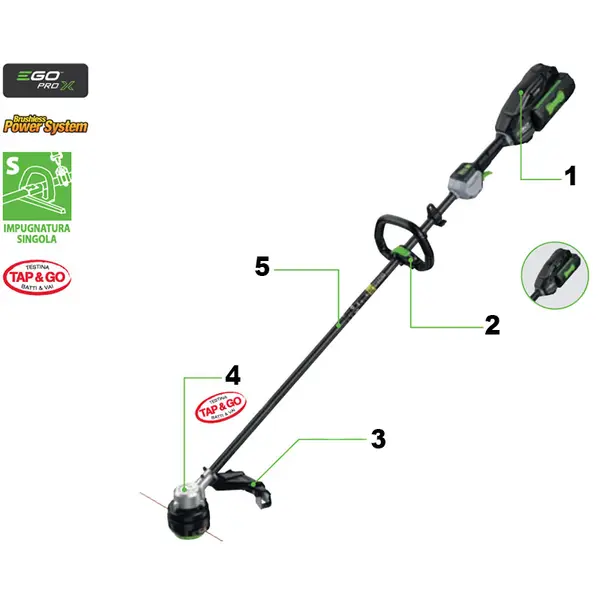 EGO STX 4200 - Pro X Brushcutter