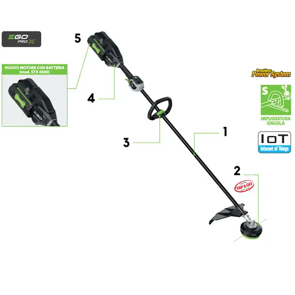 EGO STX 4500 - PRO X Line Professional Brushcutter