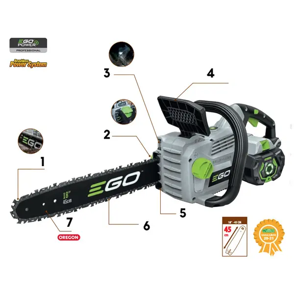 Ego CS 1800 E - Chain Saw