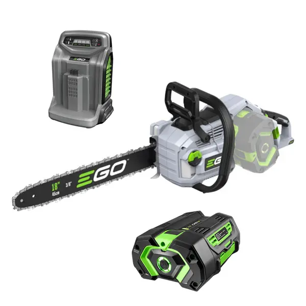 EGO CS 1814E - PROMO Kit Battery Chainsaw with 5 Ah Battery Kit and Rapid Charger
