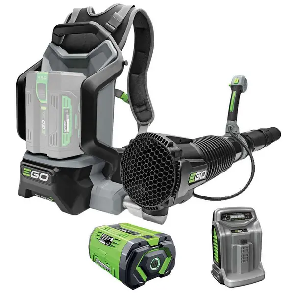 EGO LB 6000 E- Backpack Battery Blower Kit including batteries and charger