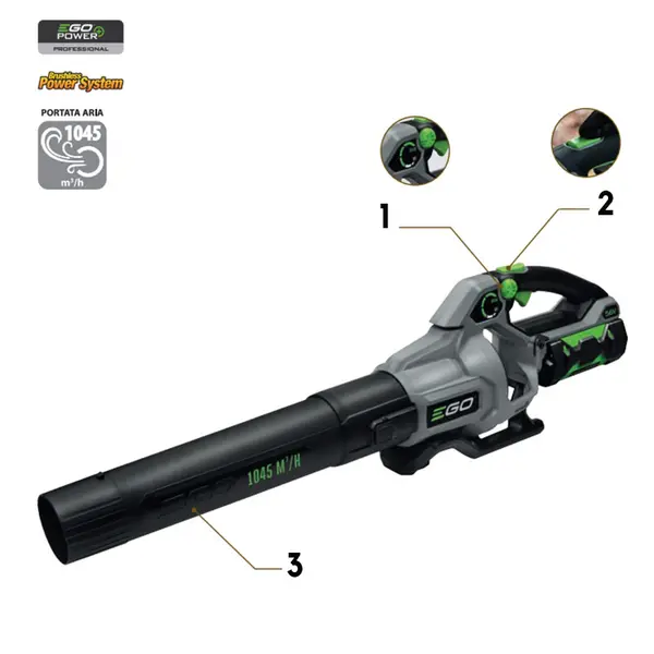 EGO LB 6150 E - Professional Cordless Leaf Blower