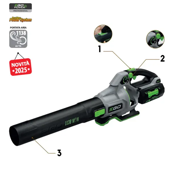 EGO LB 6700 E - Professional Battery-Powered Leaf Blower