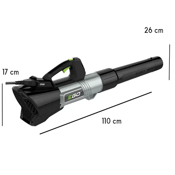dimensions EGO LBX 6000 - Professional Turbo Boost Blower