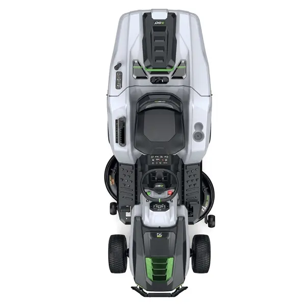 EGO TR 3801 E-B - T6 battery-powered lawn tractor for 6000 m2 with 1.6 kW battery charger INCLUDED