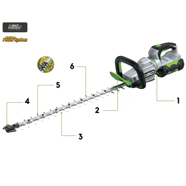 EGO HT 2600 E - 66 cm Bidirectional Hedge Trimmer