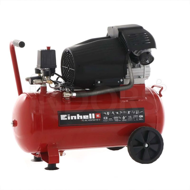 Pack EINHELL - Kompressor - TC-AC 420/50/10 V - 2200W - 50L - Set mit 8  Aufblashilfen - Set mit 5 Aufblashilfen - 4m-Sch : : Baumarkt