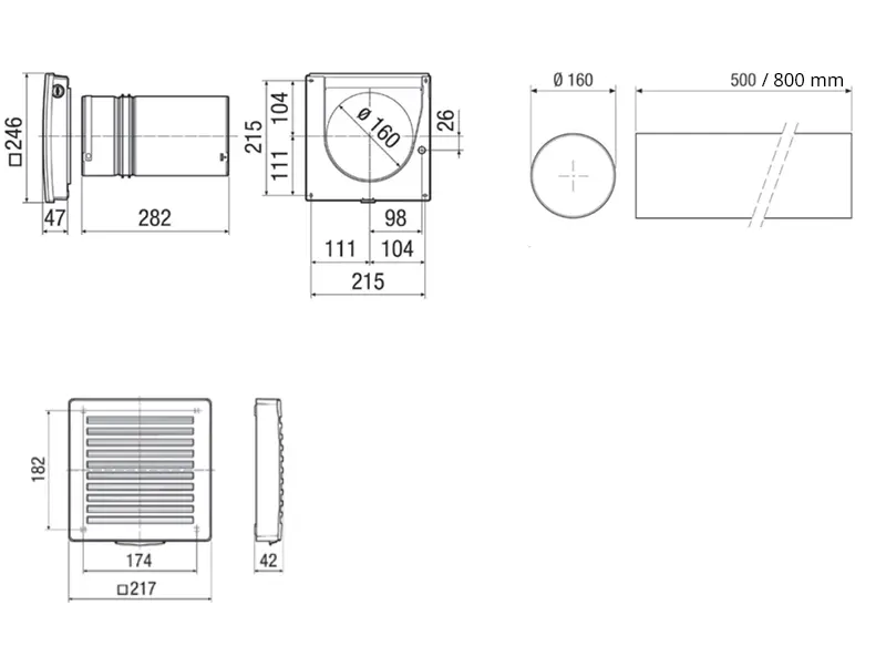 Elicent REC Duo EVO - Dual-Flow Controlled Mechanical Ventilation with Heat Recovery