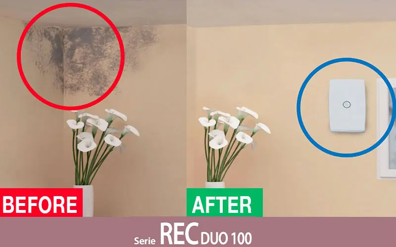 Elicent REC Duo 100 for humidity removal in residential home environments