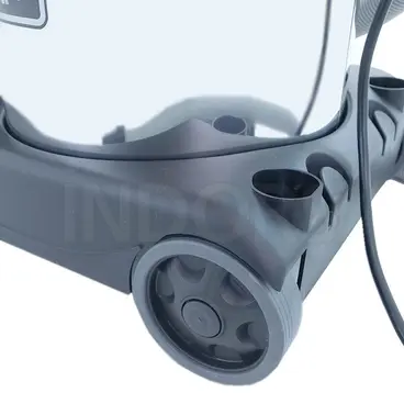 solid wheel detail and accessory connection Elsea Altai BL110ES - 23 L Stainless Steel Vacuum Cleaner for Electric Tools