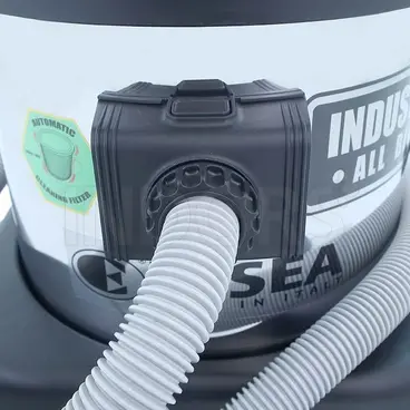 hose connection detail Elsea Altai BL110ES - 23 L Stainless Steel Vacuum Cleaner for Electric Tools