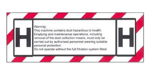 Class H filter for asbestos fine dust vacuum cleaner