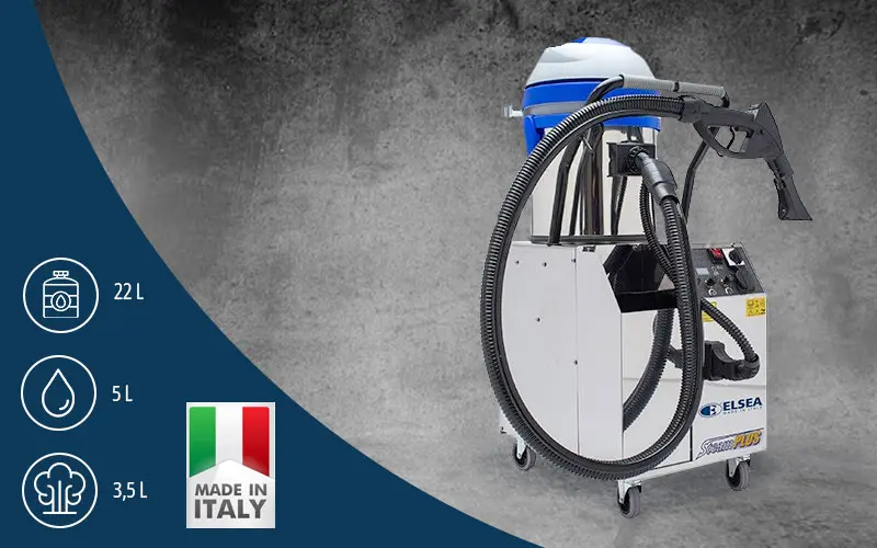 Elsea Steam Plus - 1400 W Steam Generator with Suction Function