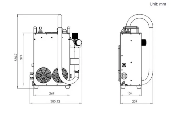 Laser LC-MBP-100A - 300 W Portable Pulsed Fiber Laser Cleaner