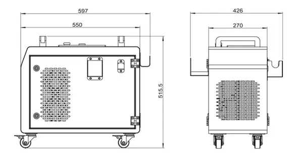 Laser LC-P-200A - Compact 200W Pulsed Fiber Laser Cleaner