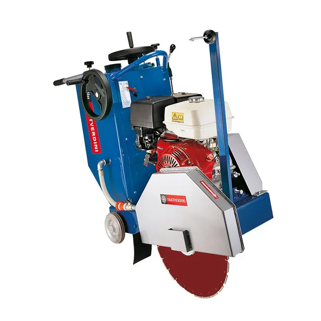 Fast Verdini LM 500 Semi-automatic asphalt cutting saw with carther Ø 500 mm