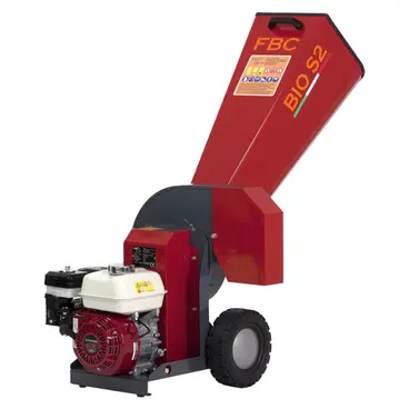 FBC BIO.S2.55H - Petrol Wood Chipper with 4.8 HP Honda Engine, Working Capacity 2÷3 m³/h