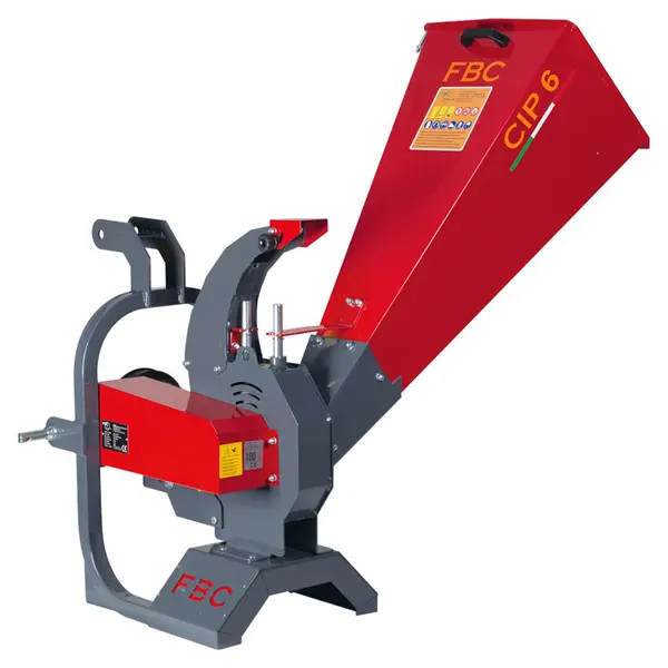 FBC CIP.6.PF - Tractor-Mounted Wood Chipper with Cardan Shaft, Working Capacity 2-4 m³/h
