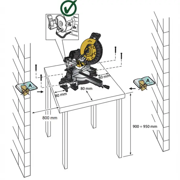 Assembly instructions Radial mitre saw for wood cutting Femi TR 1030 DB/A