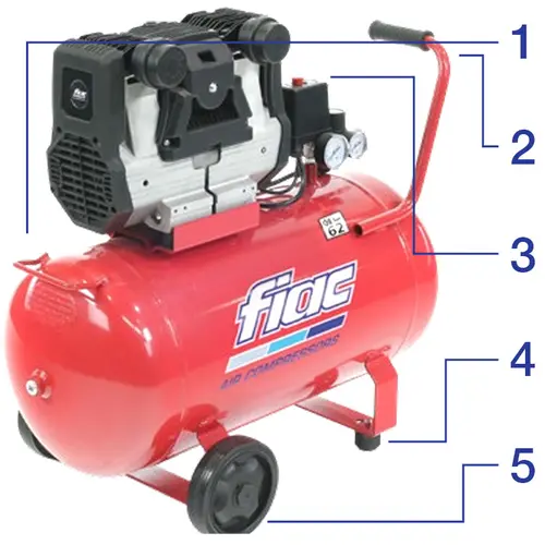 Fiac XILENCE 50 XS2HP - 50 Liter Silent Compressor