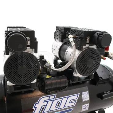 Fiac Super Silent 50 Duplex - Oil-less Air Compressor with 50 L Tank