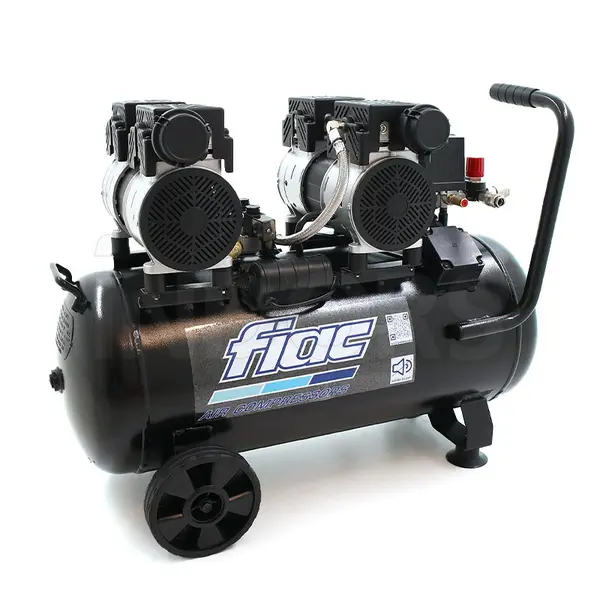 Fiac Super Silent 50 Duplex - 50 L Air Compressor
