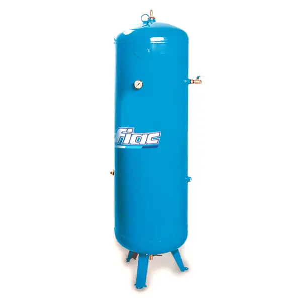 FIAC Vertical Compressed Air Tank - Painted 11 or 15 bar - from 270 to 900 L