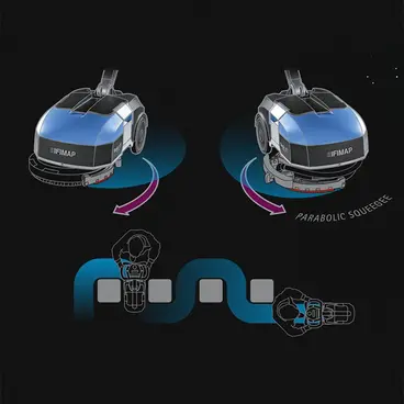 Fimap Genie XS - Professional Floor Scrubber Dryer