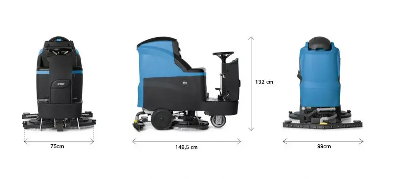 Fimap Mr75 B Professional Floor Scrubber Dryer