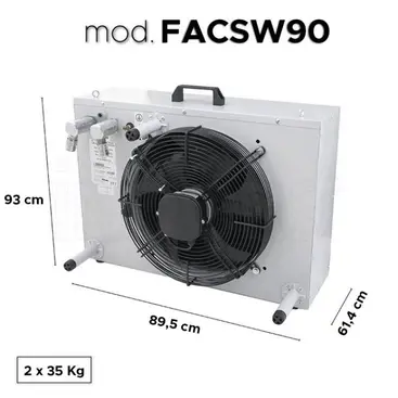 outdoor unit measurements Fral FACSW90 - Professional Portable Air Conditioner