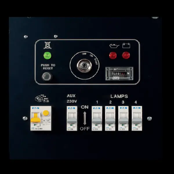 GenSet LT 5000 Y control panel