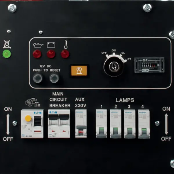 Genset LT 5500 SY-L generator control panel